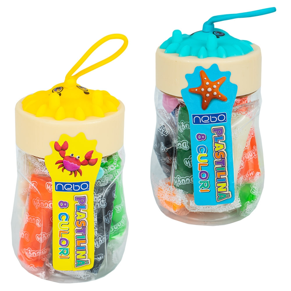 Plastilina pentru modelaj, remodelabila, 8 culori, forma de batoane, 2 accesorii pentru modelaj, 1 seringa, 145 grame - imagine 4